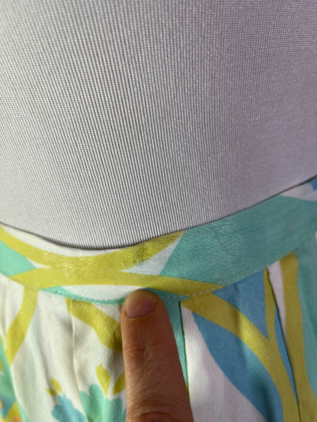 Vintage 1960s Homemade Pastel Floral Blouse Skirt Set