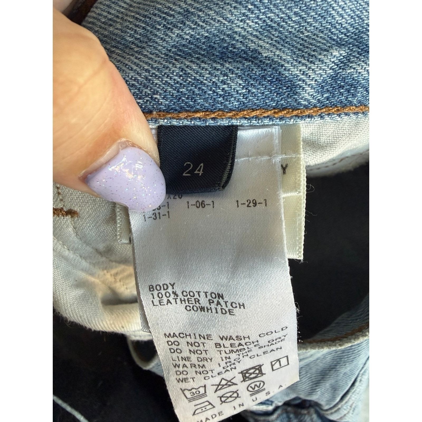 Citizens of Humanity Libby Premium Vintage Flare Jeans 24 Light Wash Made in USA