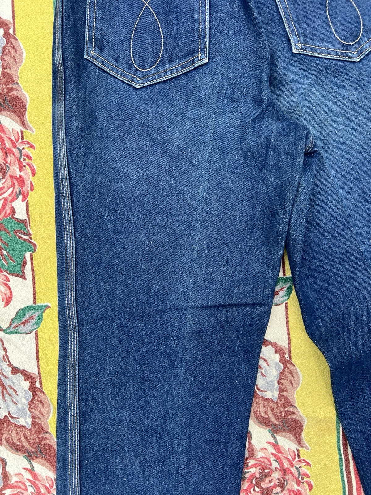 Vintage 80s Calvin Klein Jeans Dark Wash High Rise Straight Leg Fitted Narrow