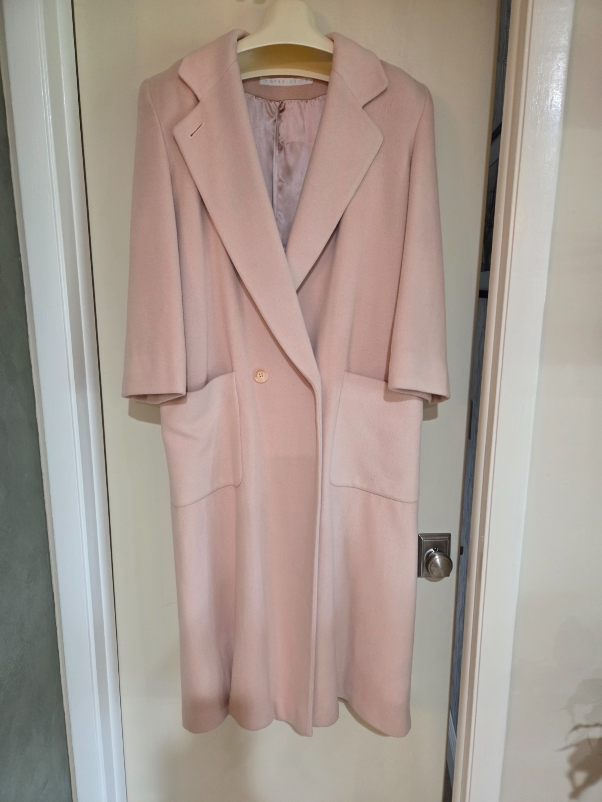 Vintage 1985 Perry Ellis Full-Length Wool Coat