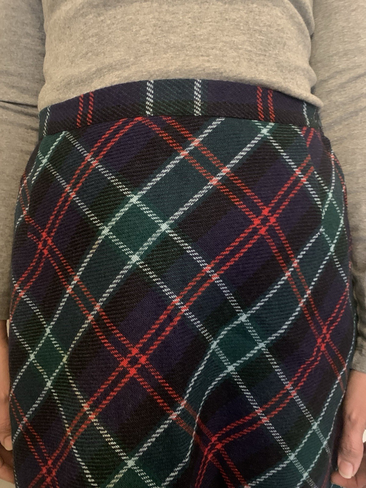 Vintage Plaid Skirt