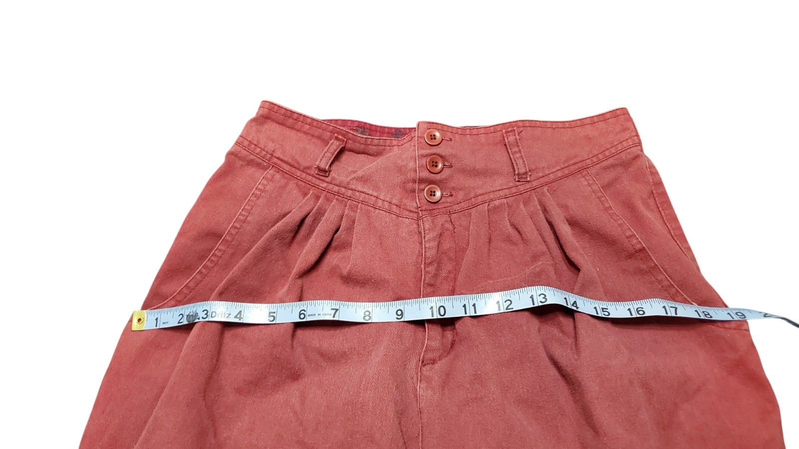 Vtg Bonjour High Waisted Pants Pleated 80s 90s Size 11/12 Tapered