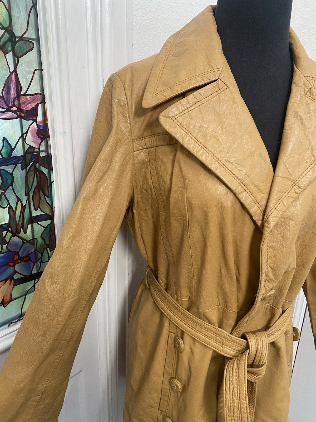 Vintage 1970’s Leather The Tannery Coat 13/14