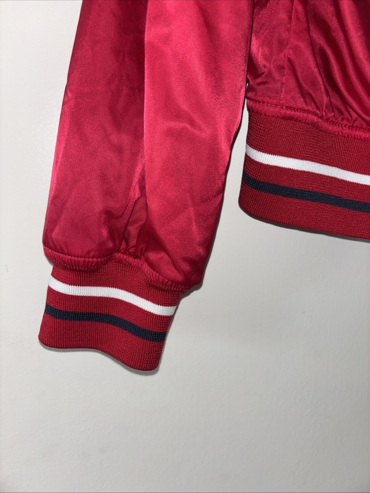 Vintage NY Classics Sports New York City Women’s Bomber Jacket Sz L 80s 90s EUC