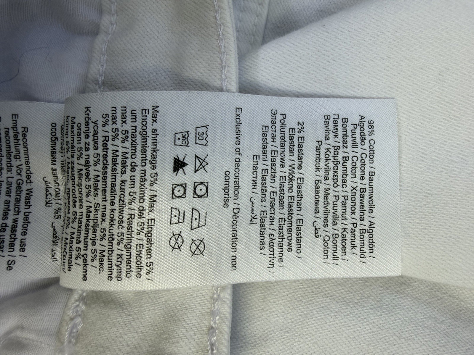 Vila White Denim Skirt Sz S NWT Capsule Closet Staple Casual Preppy Coastal Boho