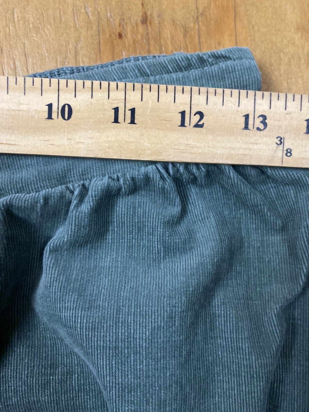 The Art Shirt Vintage Corduroy Skirt Size 13/14 Moss Green Modest Outlander M