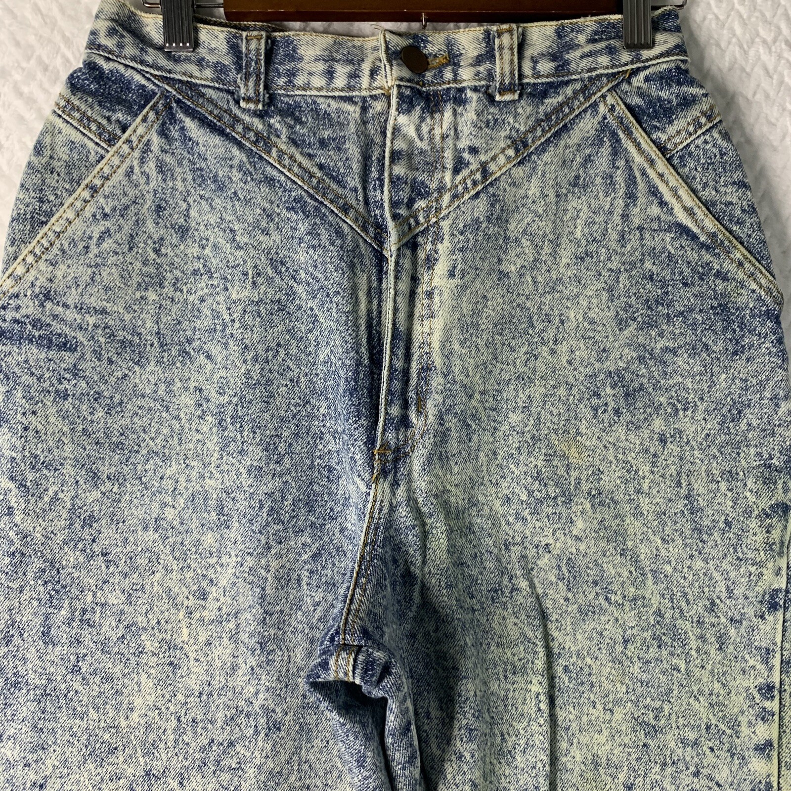Vintage Congo Trader High Rise Mom Jeans Acid Wash Women’s Size 12 Made In USA