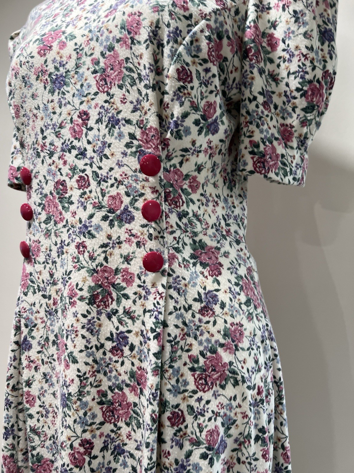 Vintage Tabby Floral Dress 70’s Size Medium