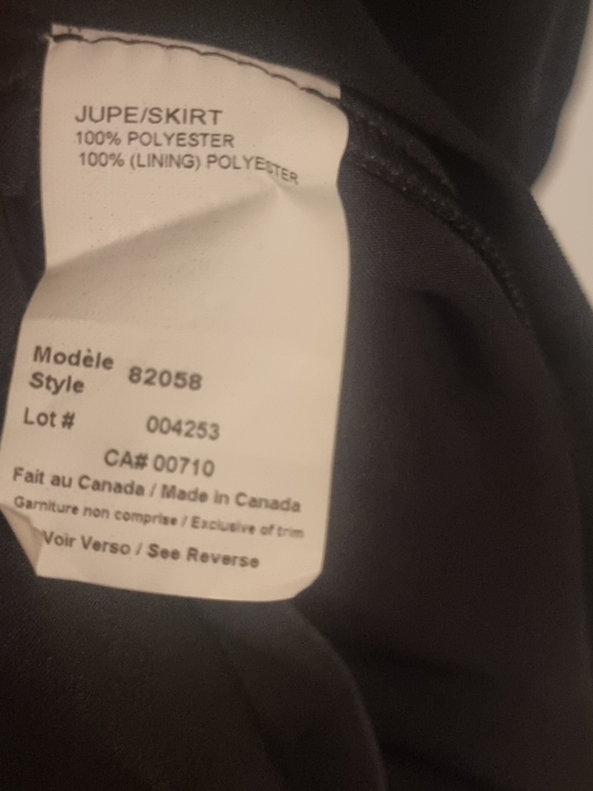Vintage Y2K Joseph Ribkoff Black Pinafore Jumper Dress Size 14 Canada.