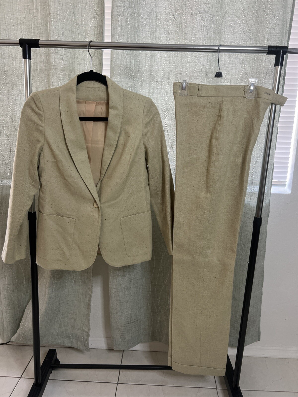 Vtg Jeremiah S California 2piece Pant Suit Set Never Worn Before