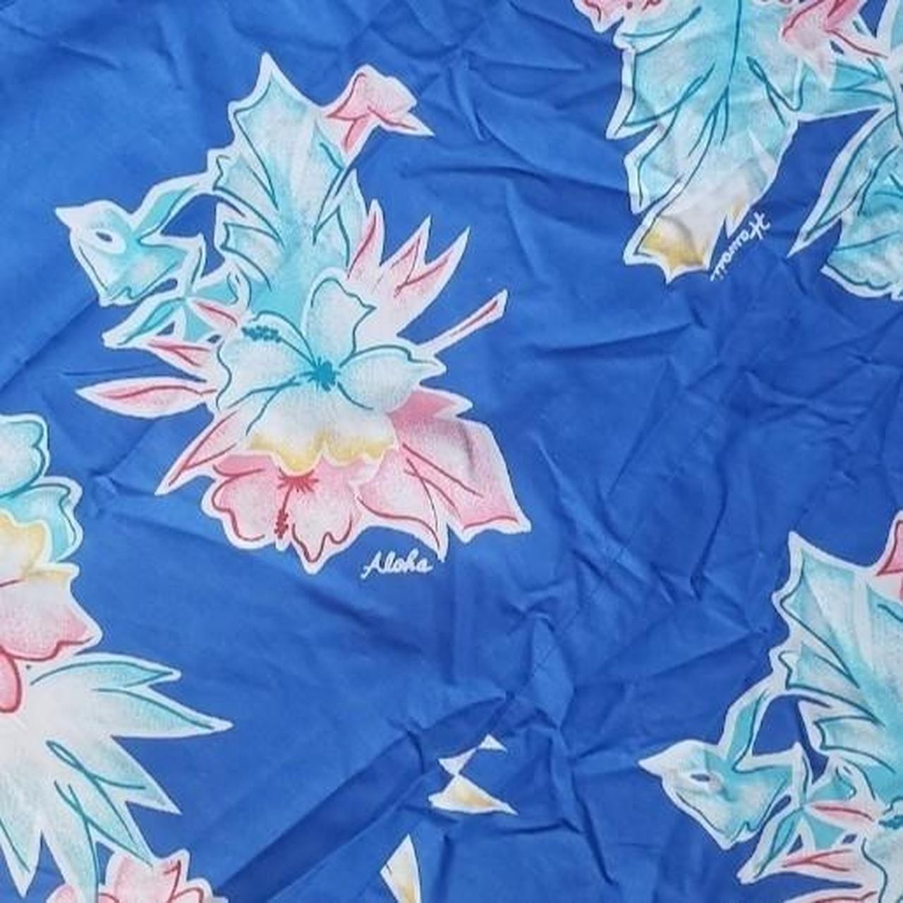 Classic Vintage 1950’s Handmade Maxi Style Hawaiian Dress
