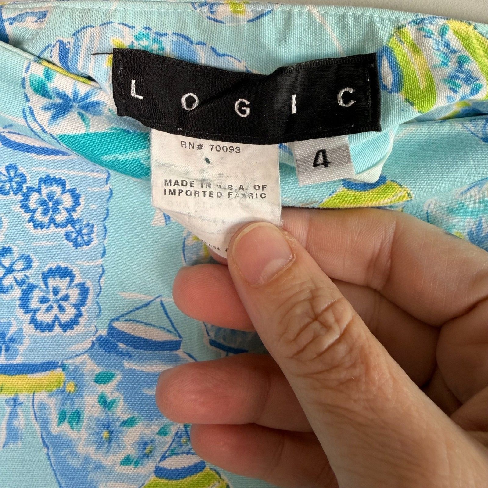 Vintage 90’s Logic Paper Lantern Mini Skirt