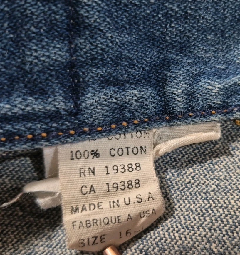 Vintage Brittania Denim Jeans Hi Rise Medium Wash Womens 16 Tall 36″ Inseam Read