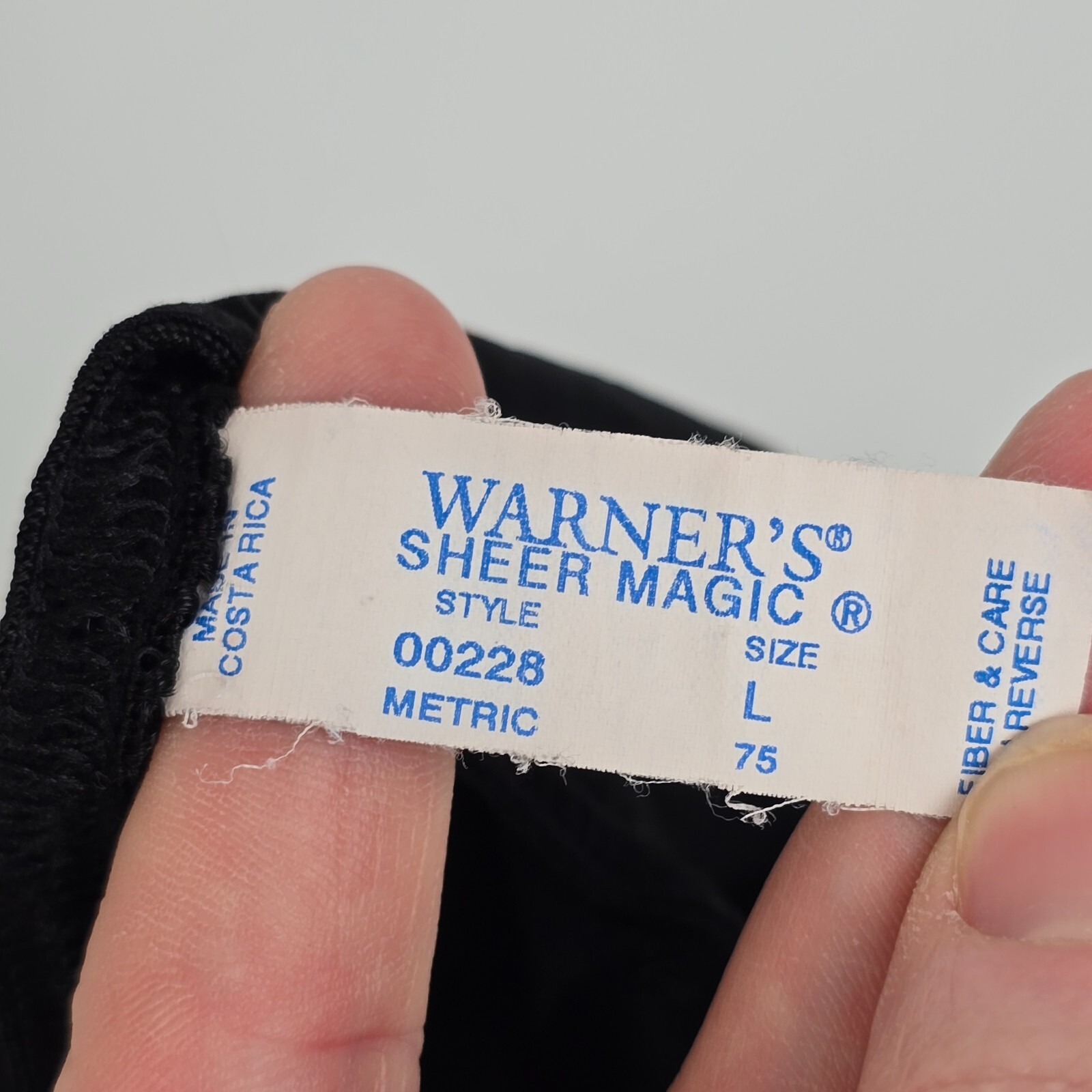 Vintage Warners Warner’s Sheer Magic Satin Lace Mesh Panties Hi Cut Brief L 7