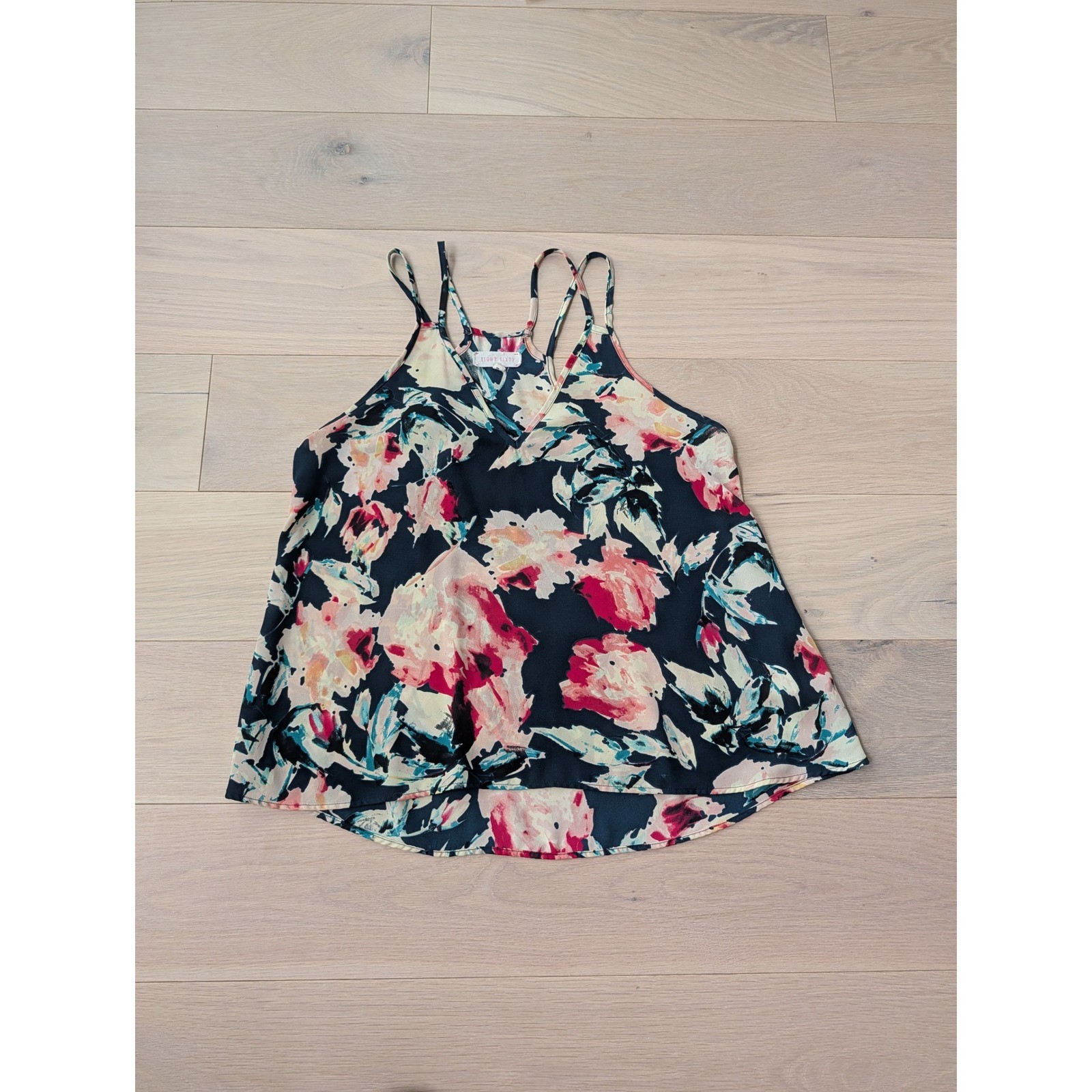 Eight Sixty Floral Swing Cami Tank | Double Strap | Women’s Small