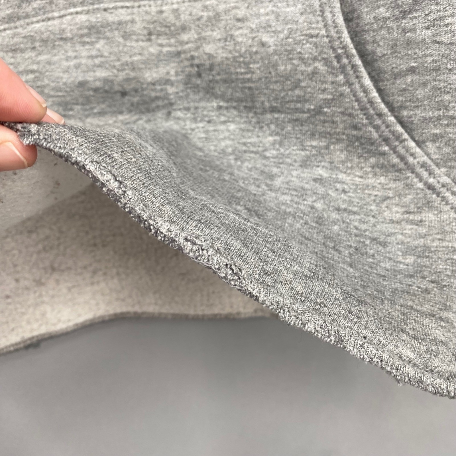Vintage Russell Super Weights Army Sweatshirt Gray Cut Off Short Sleeve M 38-40