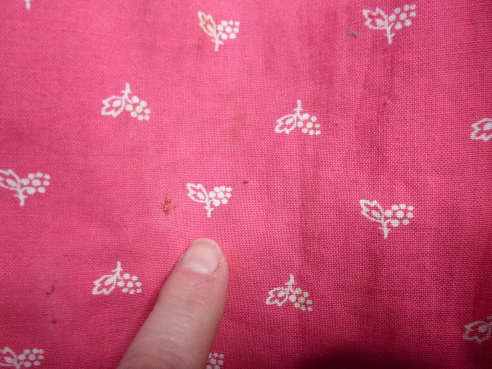Vtg 40s Lanz of Salzburg Bavarian Cotton Traditional Drindl Pink White Sz S