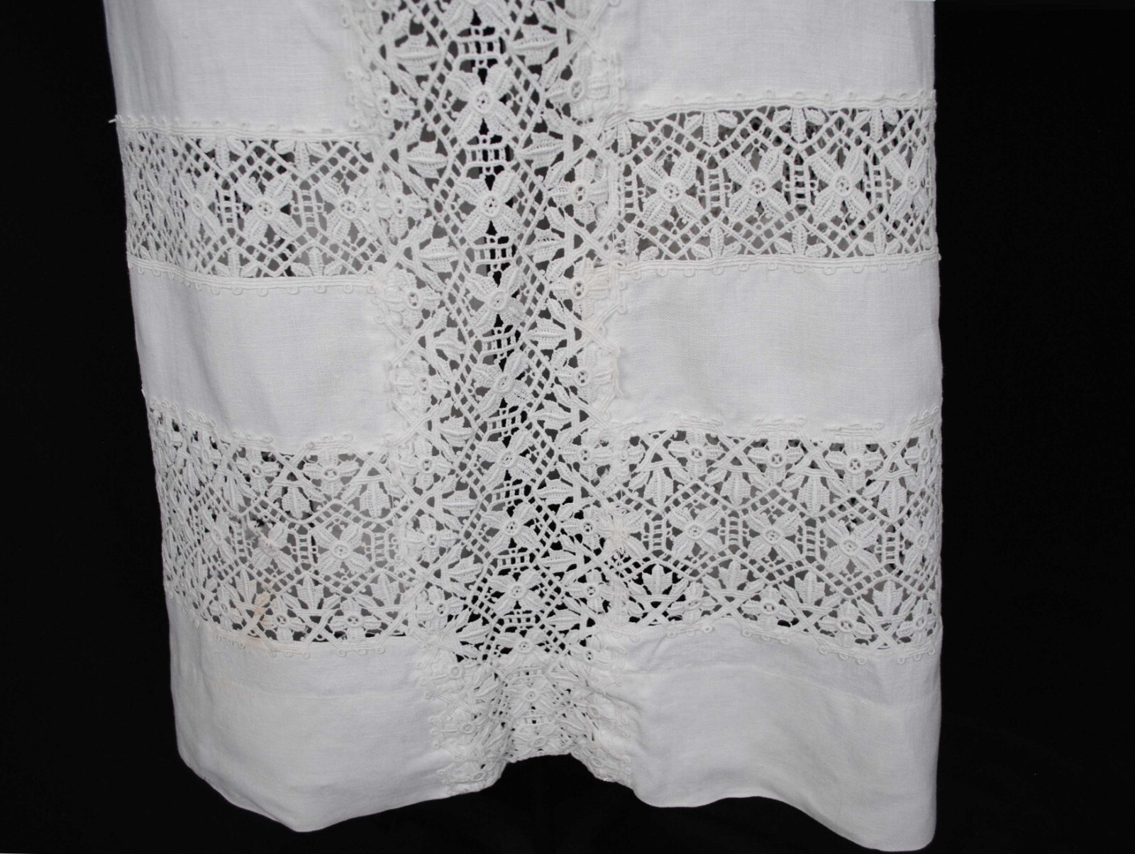 EDWARDIAN LINEN DAY DRESS, 1915-1920
