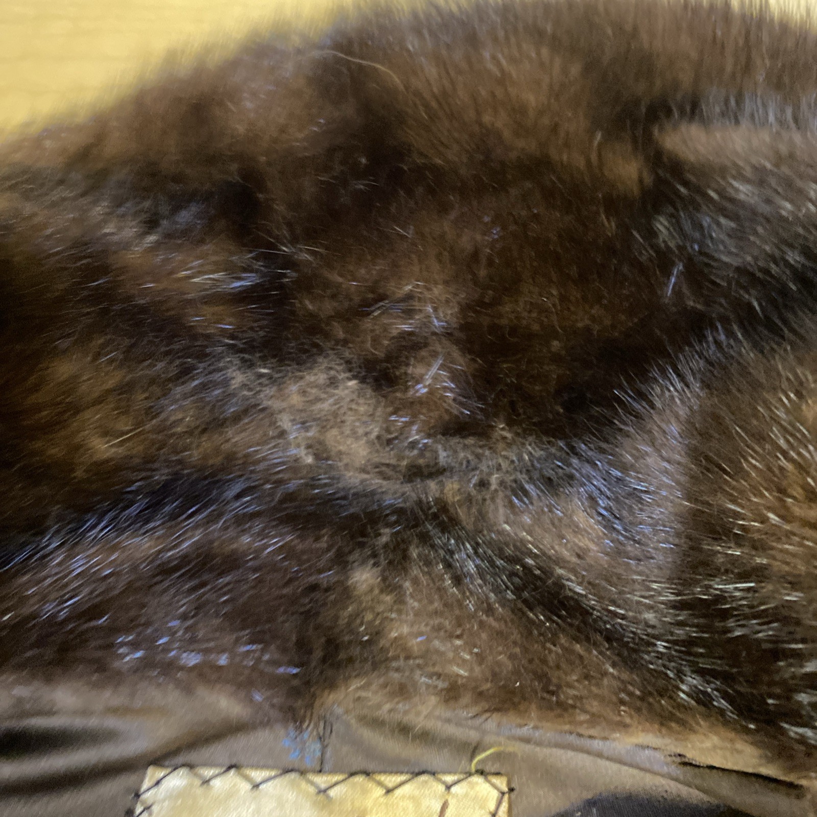Vintage Arthur Stock Mink Stole Cape Slight Damage!