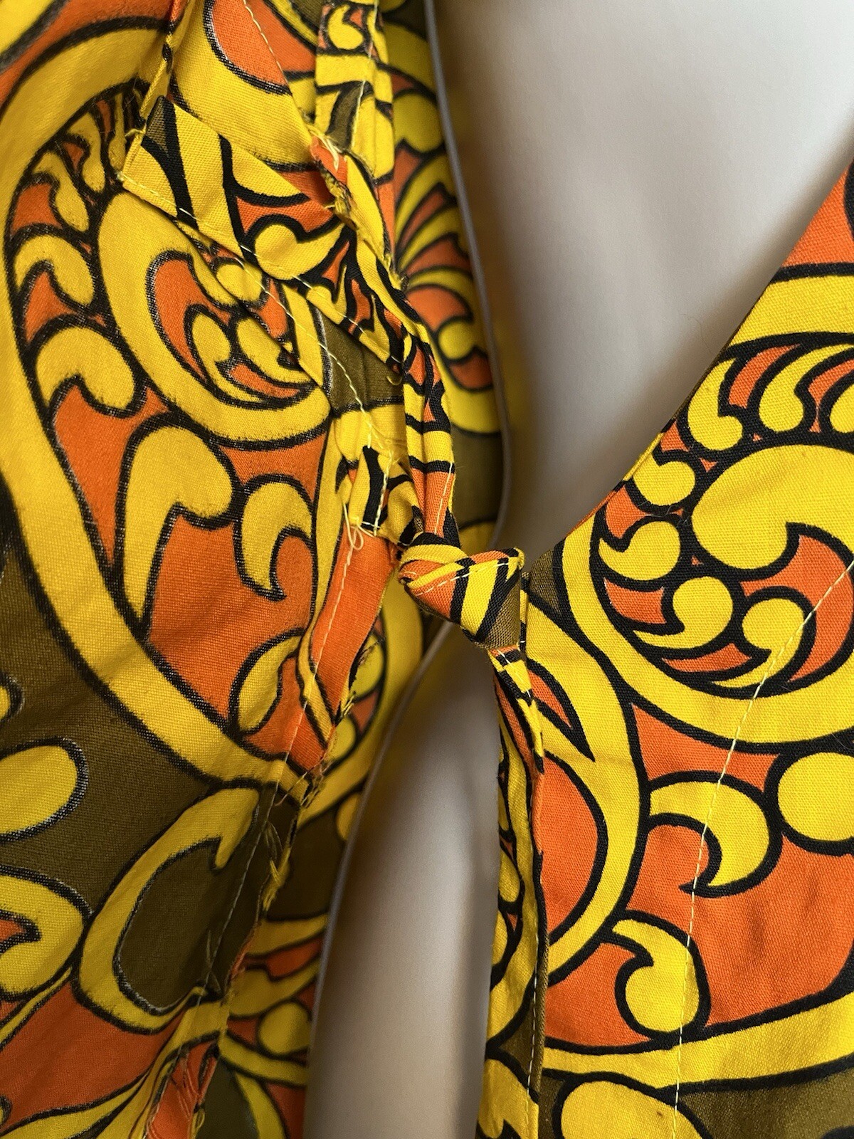 Vintage Design House Retro Cotton Wrap Top Cover Up