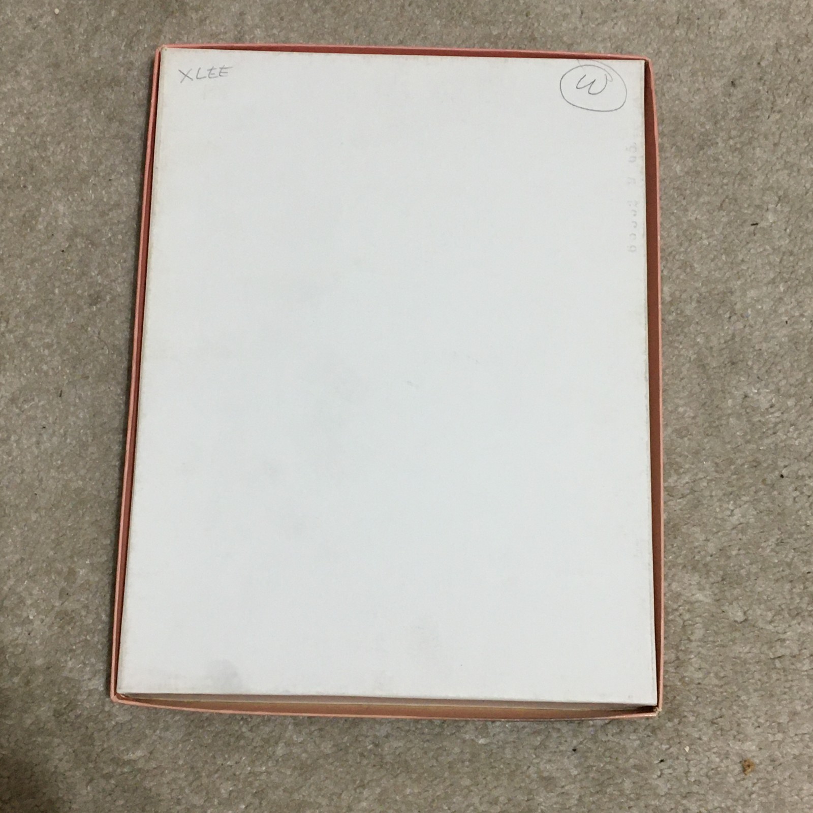 Vintage c1950s Mannings brand Sheer Nylon Hosiery Cardboard Empty Stocking Box