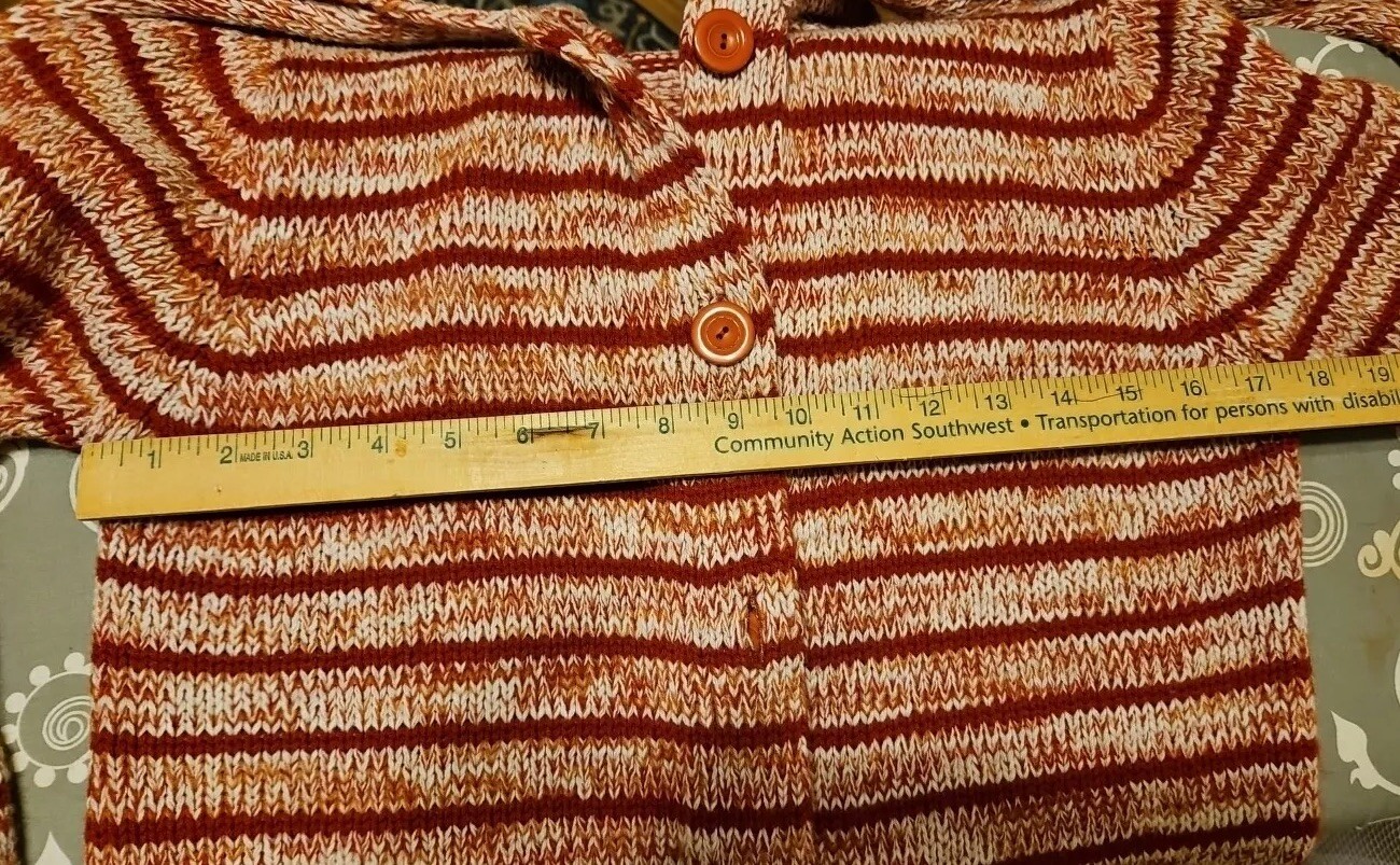 Women’s Vintage 1970s? Montgomery Ward Cardigan Size Large EUC