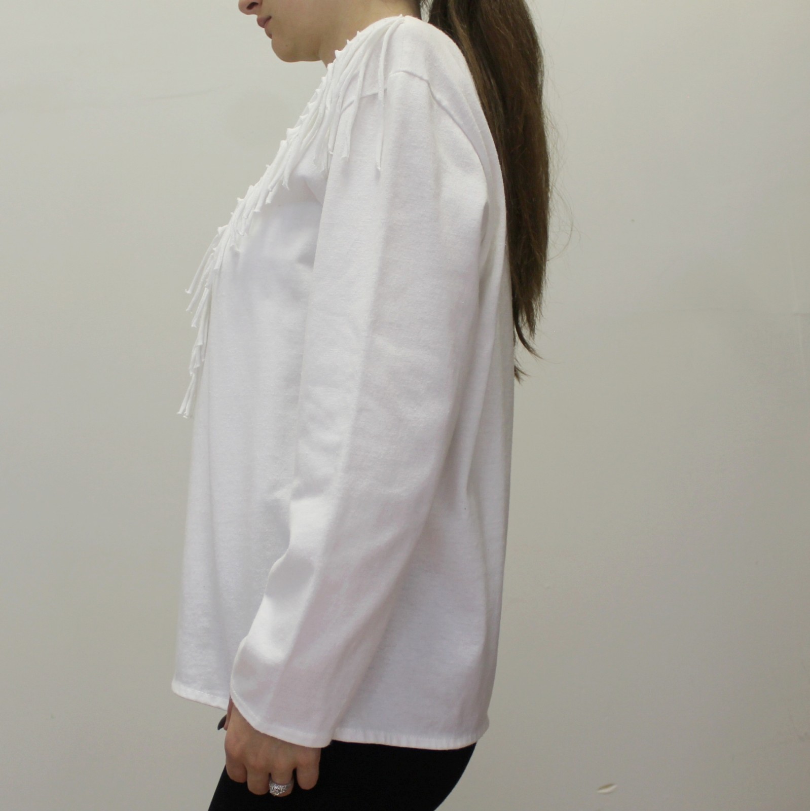 Vintage 80s Western Fringed Long Sleeve by Sas’sa