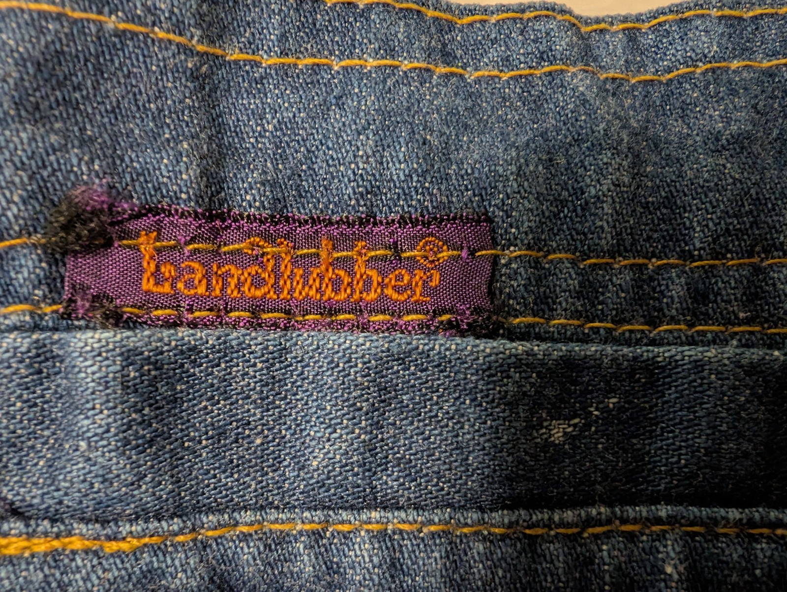Vintage 70’s Landlubber Girls Blue Denim Jumper Shorts no Size / See Measurement