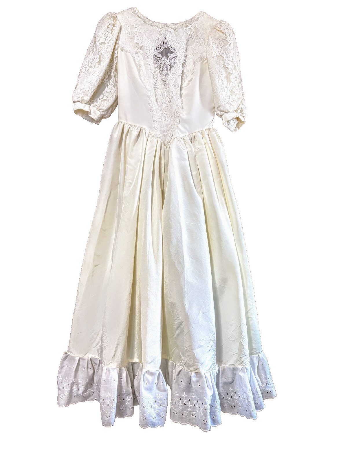 Vintage 1980’s Jessica McClintock Romantic Dress Bridal Special Occasion SZ XS/S