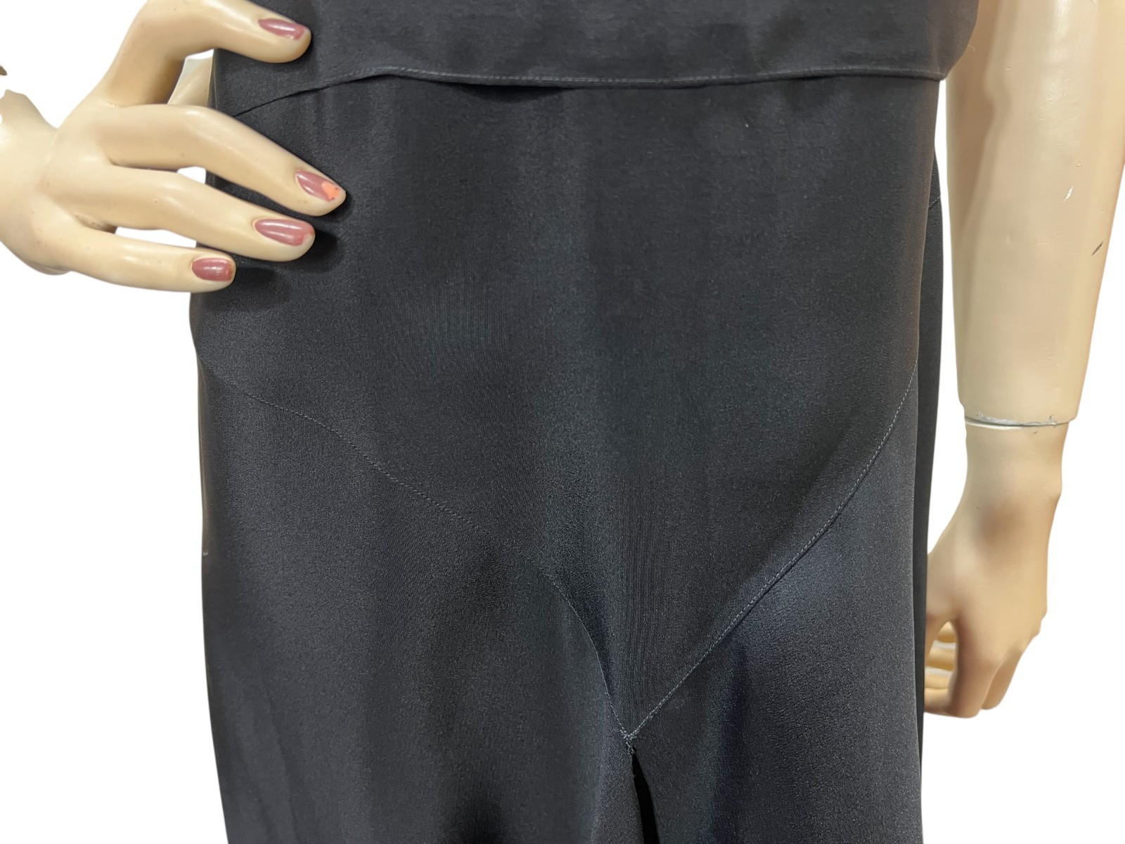 FABULOUS Vtg 20s 2 Pc Dress + Cape Sz S-M Black Rayon Chemise + Long Jacket EUC