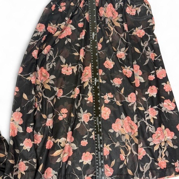 Vintage 90s Sheer Floral Matching Set Size 14