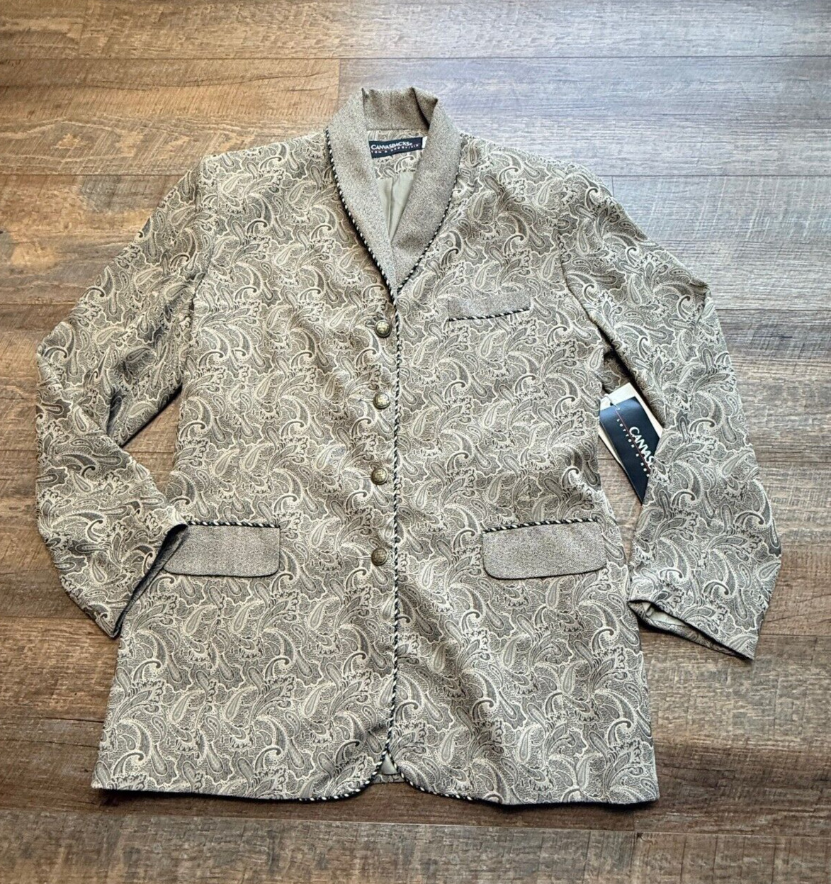 NWT Vintage Women’s Sz 12 Blazer Jacket Canvasbacks Lutton & Horsfield