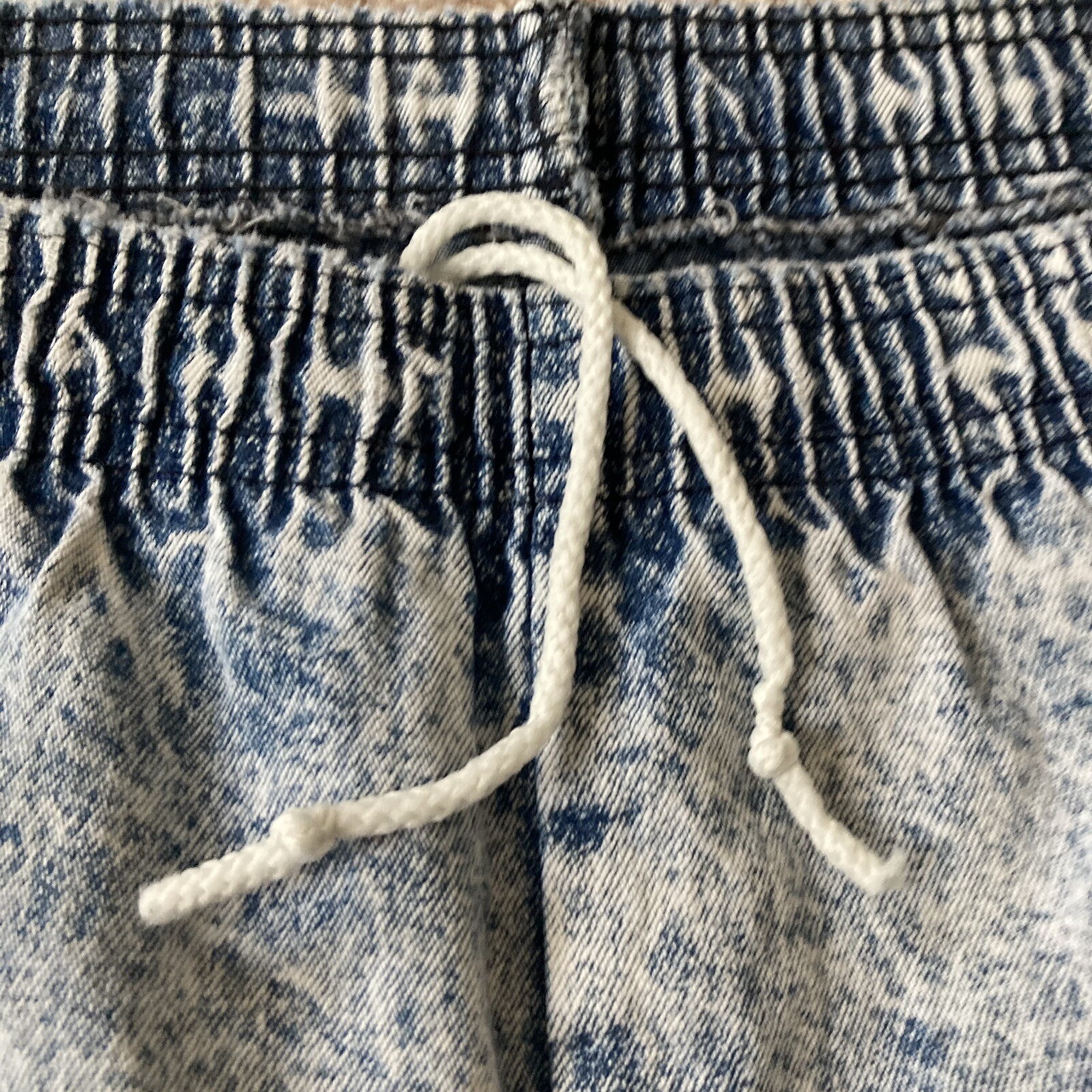 Vintage Bristol Blues Acid Wash Aztec Shorts Women’s Elastic Waist see descript