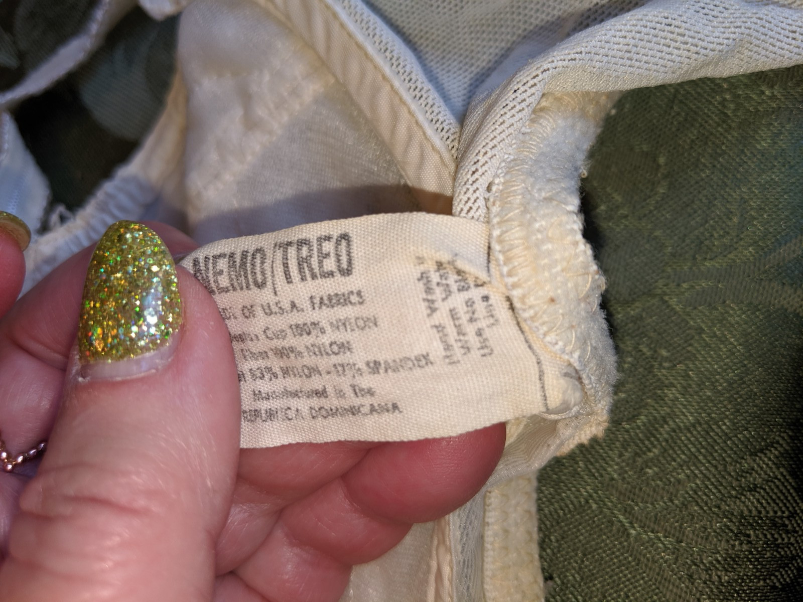 Vintage women’s bra cream Nemo/Treo 34 A/B