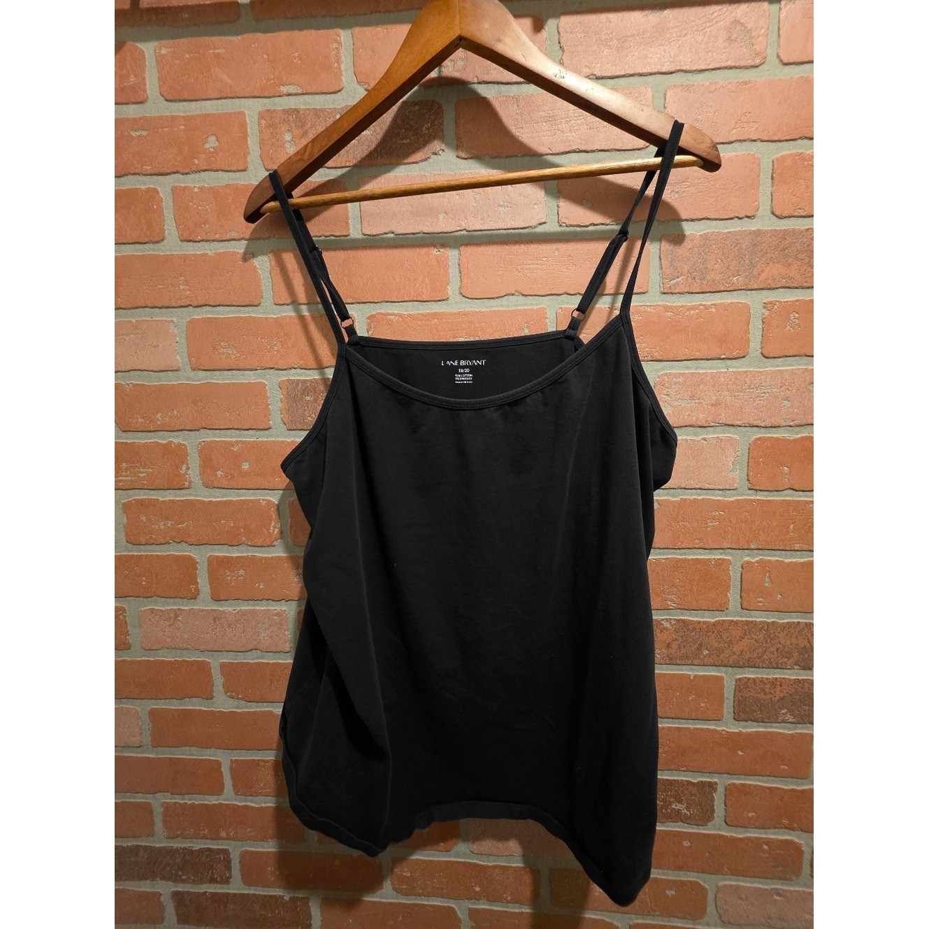Lane Bryant Black Strap Cami Top Size 18-20 Sku 60