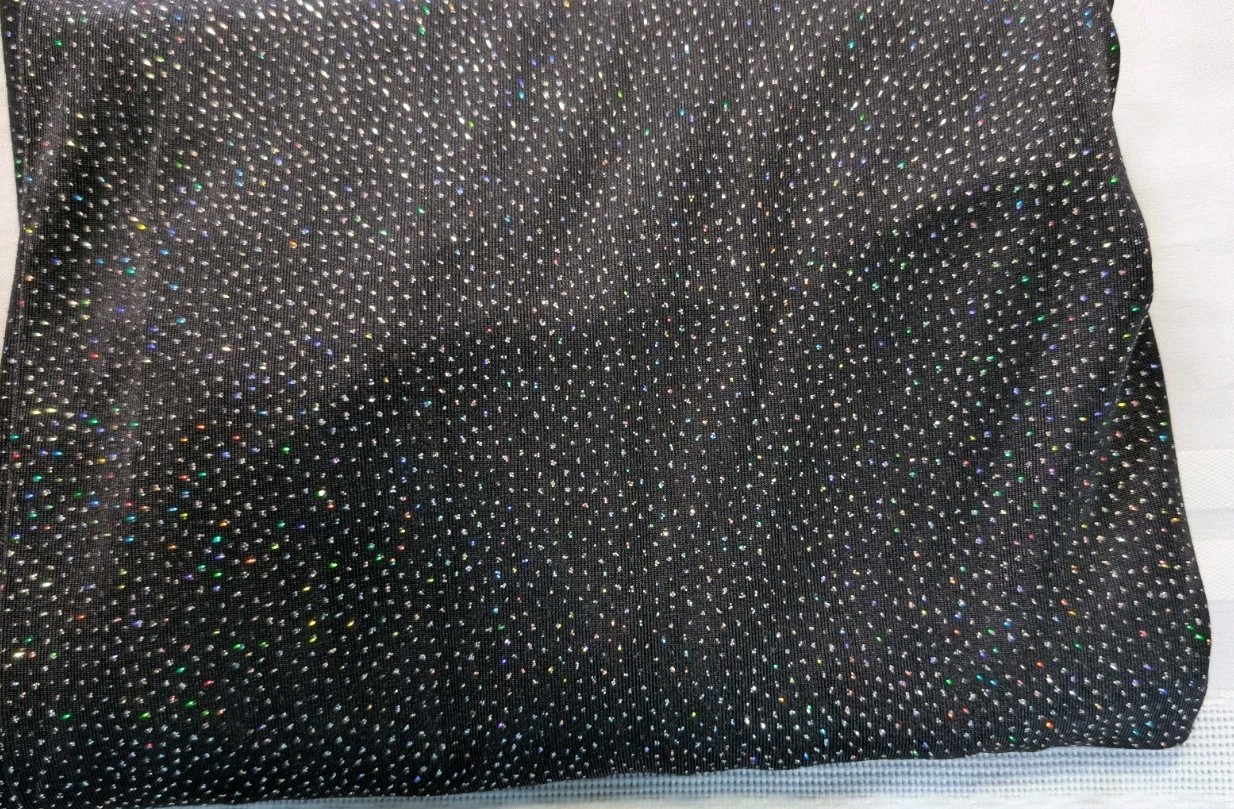 Vintage Onyx Nite Sparkly Black Evening Gown Dress Women’s Size 16 Maxi Formal