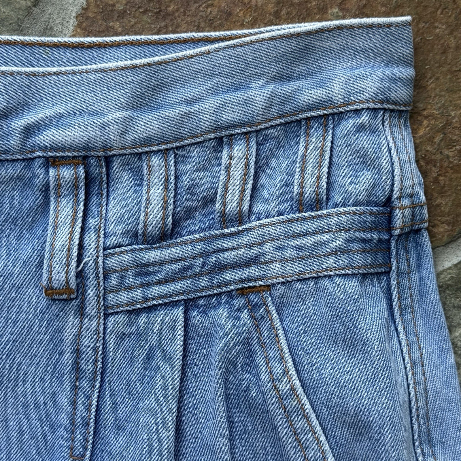 Vintage PS Gitano Hi Waisted Pleated Front Mom Jeans size 16R