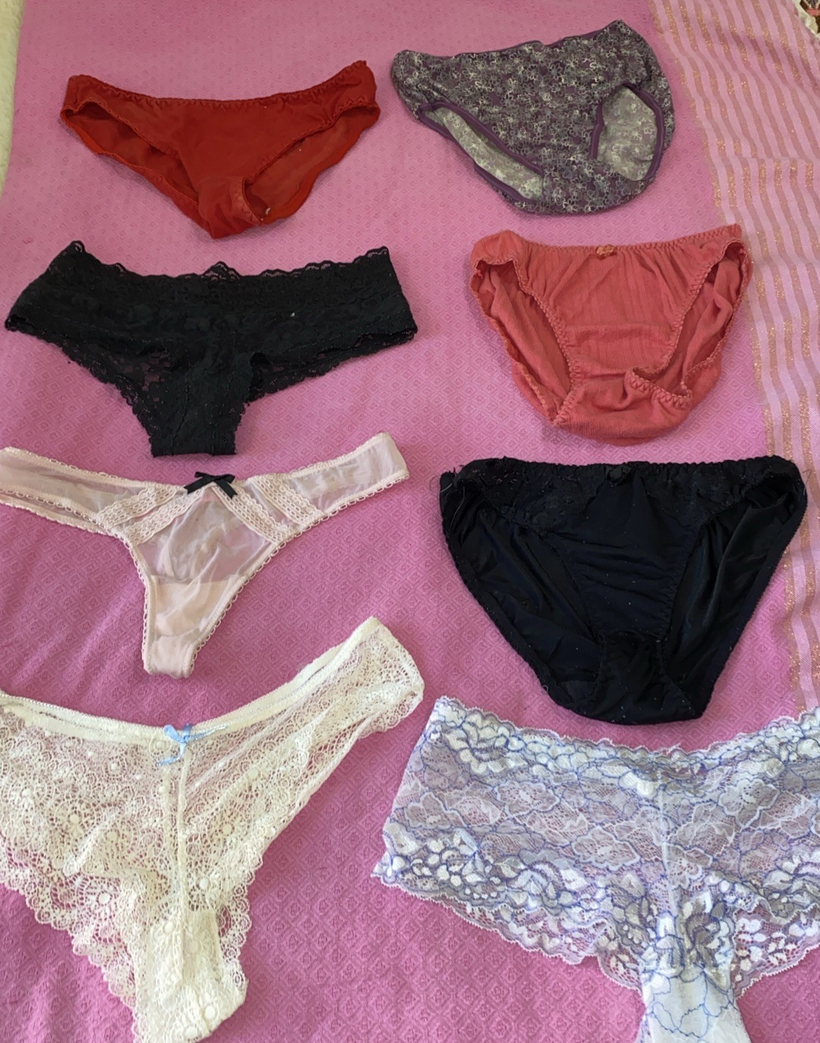 Vintage lote 8 mix Panties #312