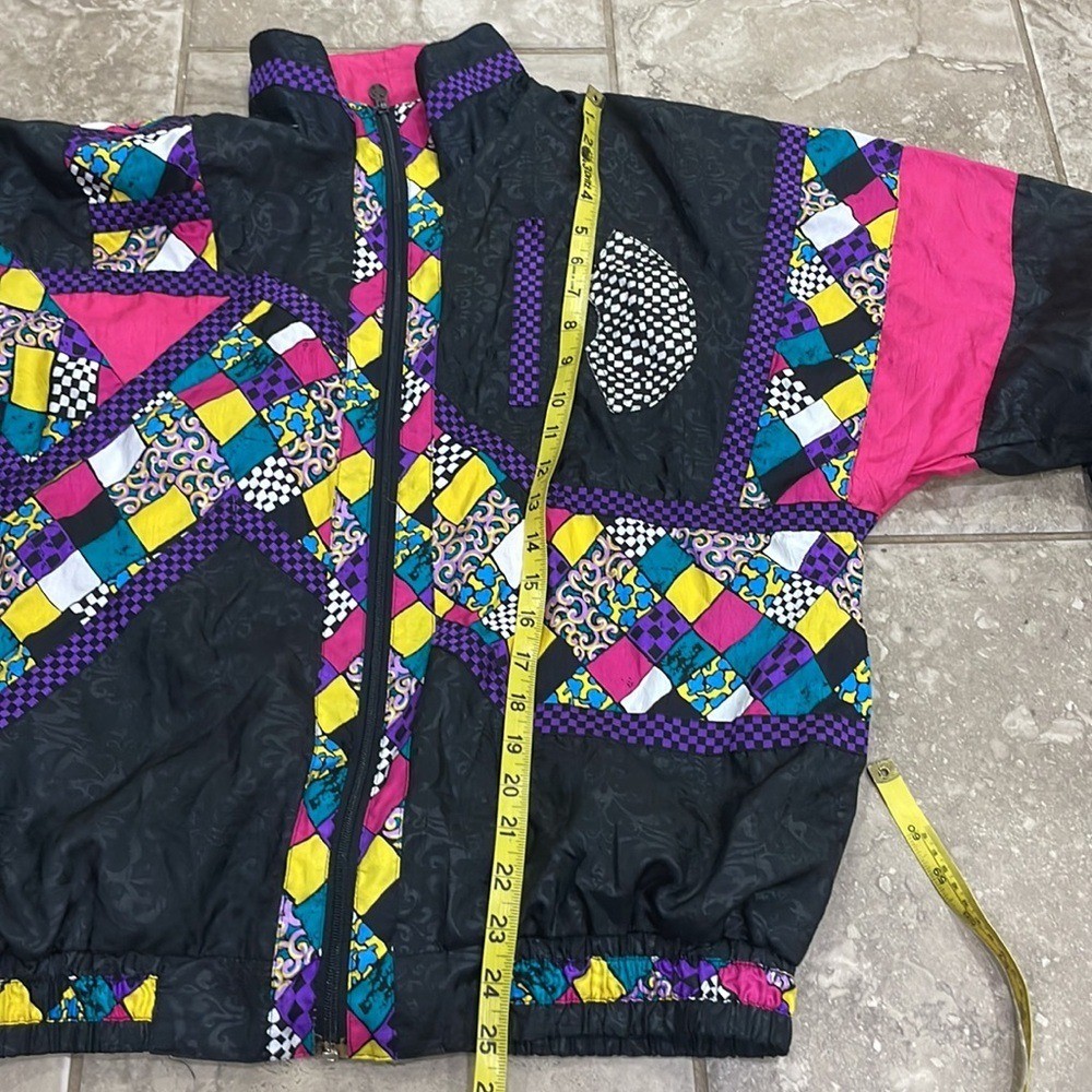 Vintage Lavon Patchwork Checkered Paisley Jacket M