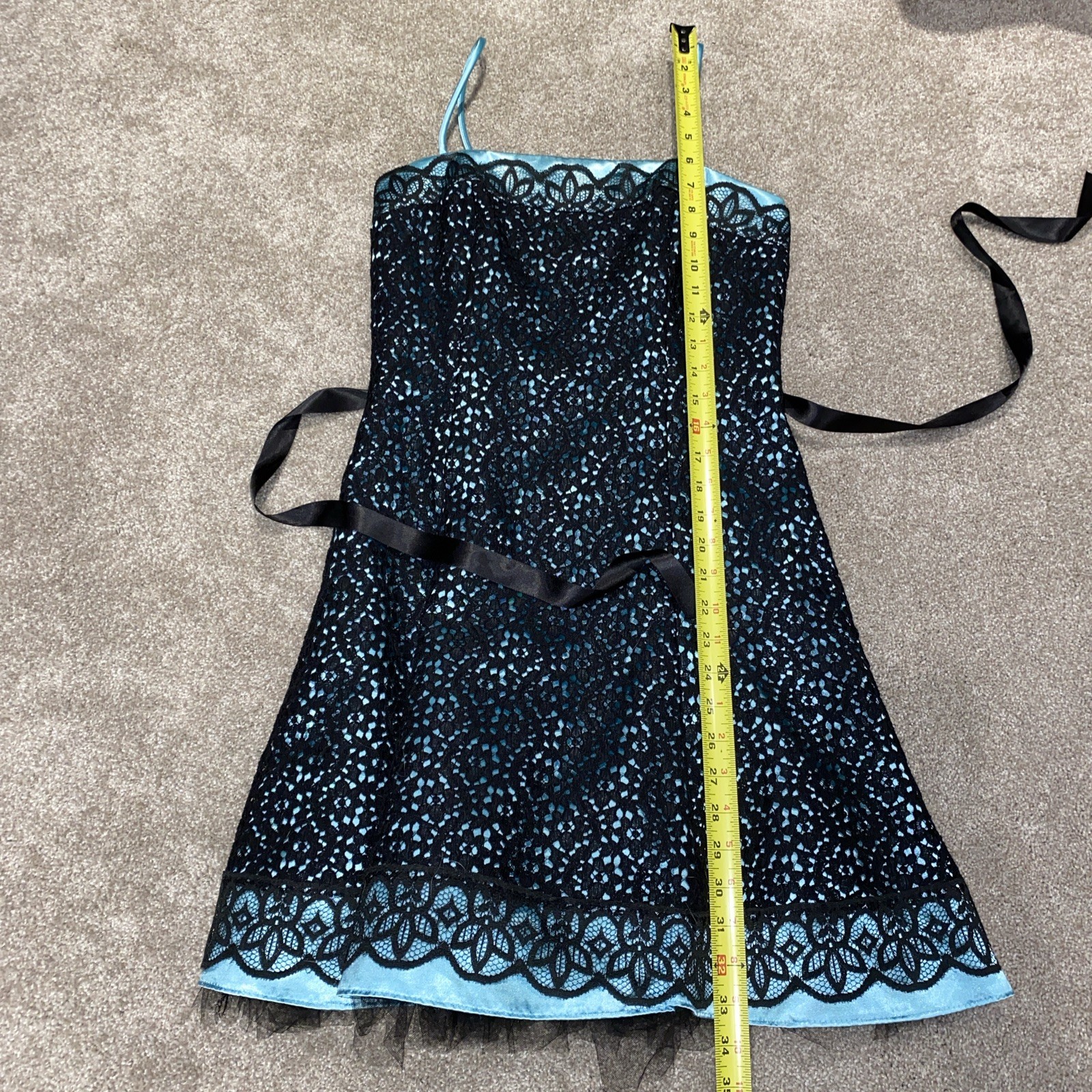 Vintage Jessica McClintock Gunne Sax Mini Dress Size 5/6 Made In USA Party Dress