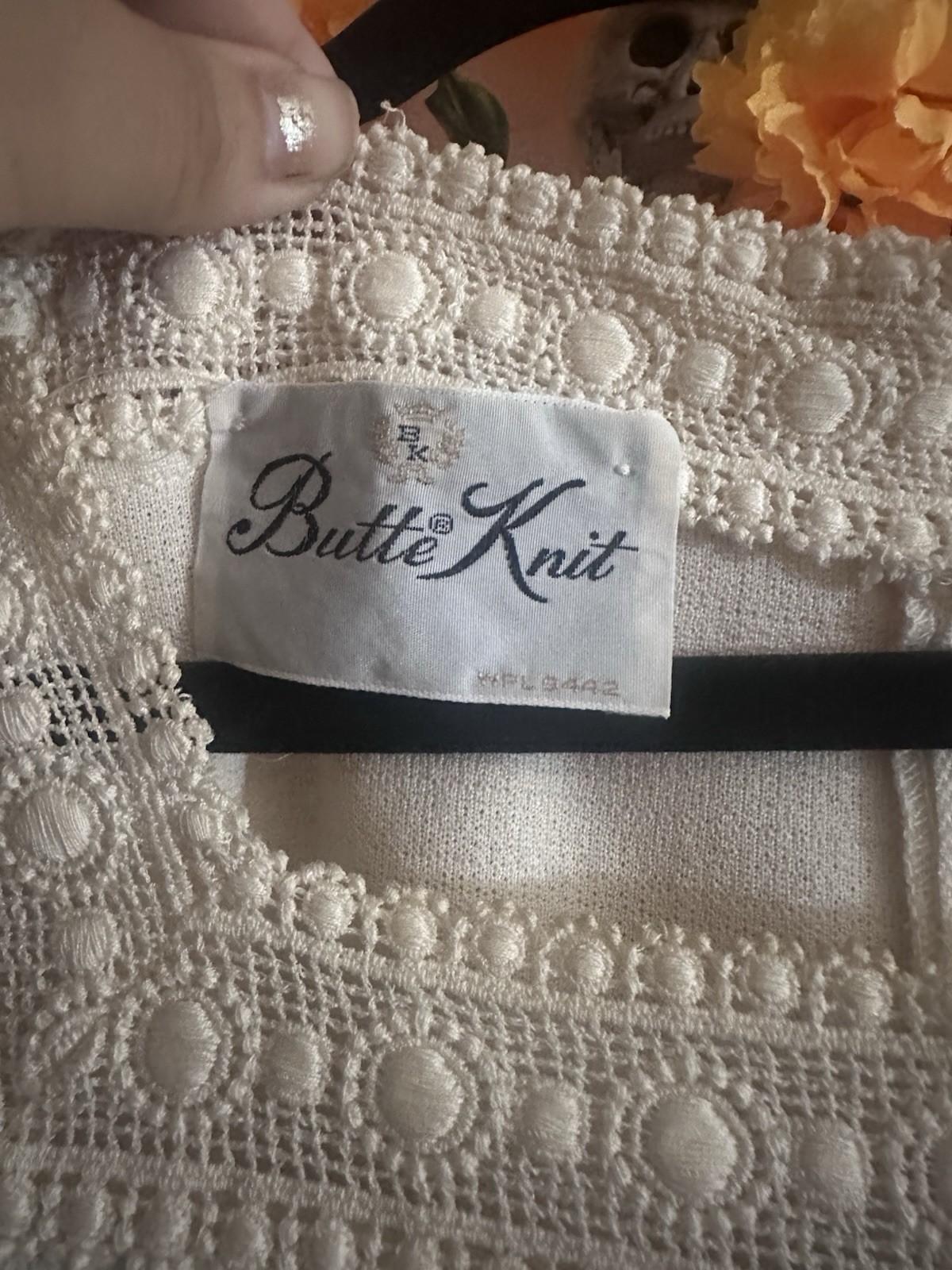 Butte Knit 70’s White Prom Dress Wedding Bridal Formal Dress Size 18
