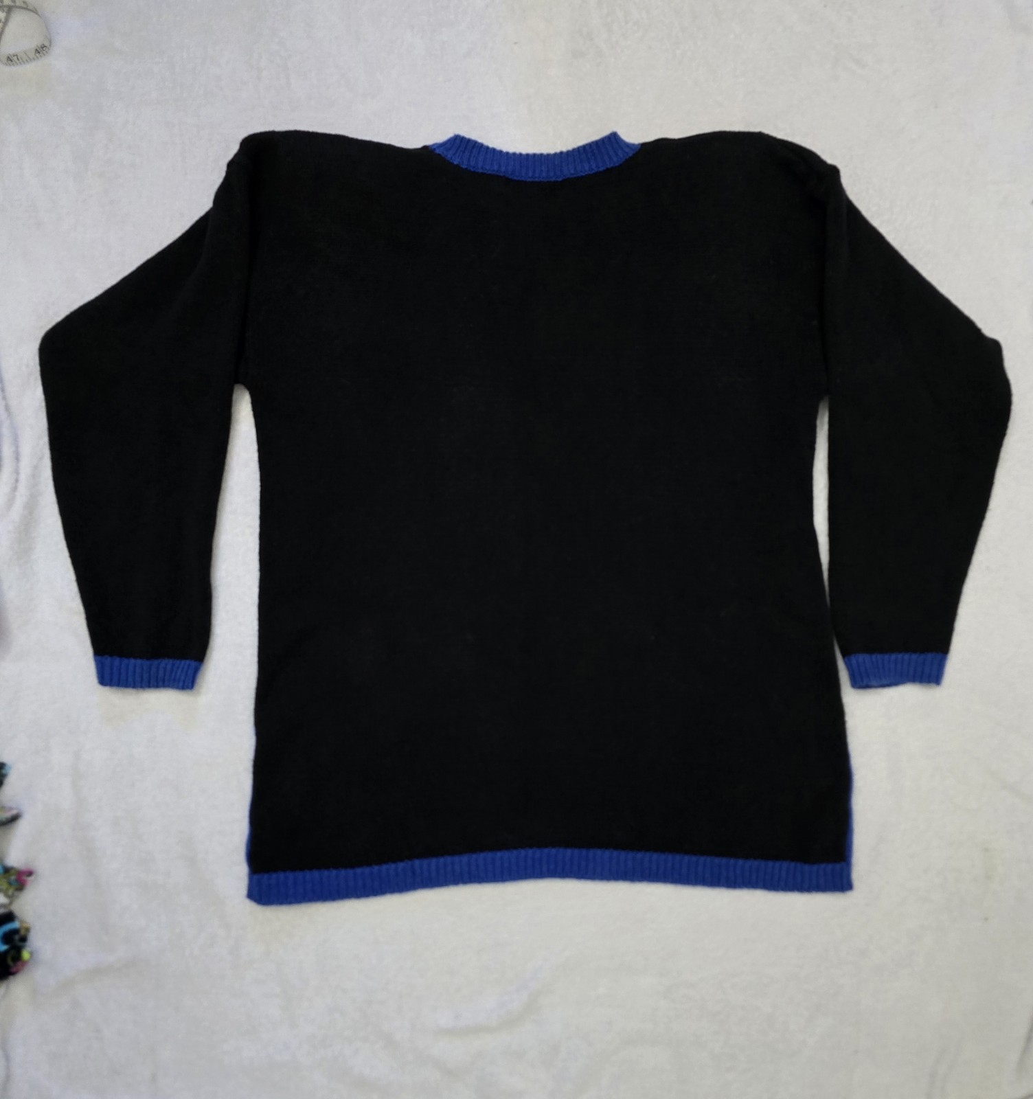 Vtg. Yarnworks Ugly Christmas Sweater Presents Candy Embroidery Beads, Medium