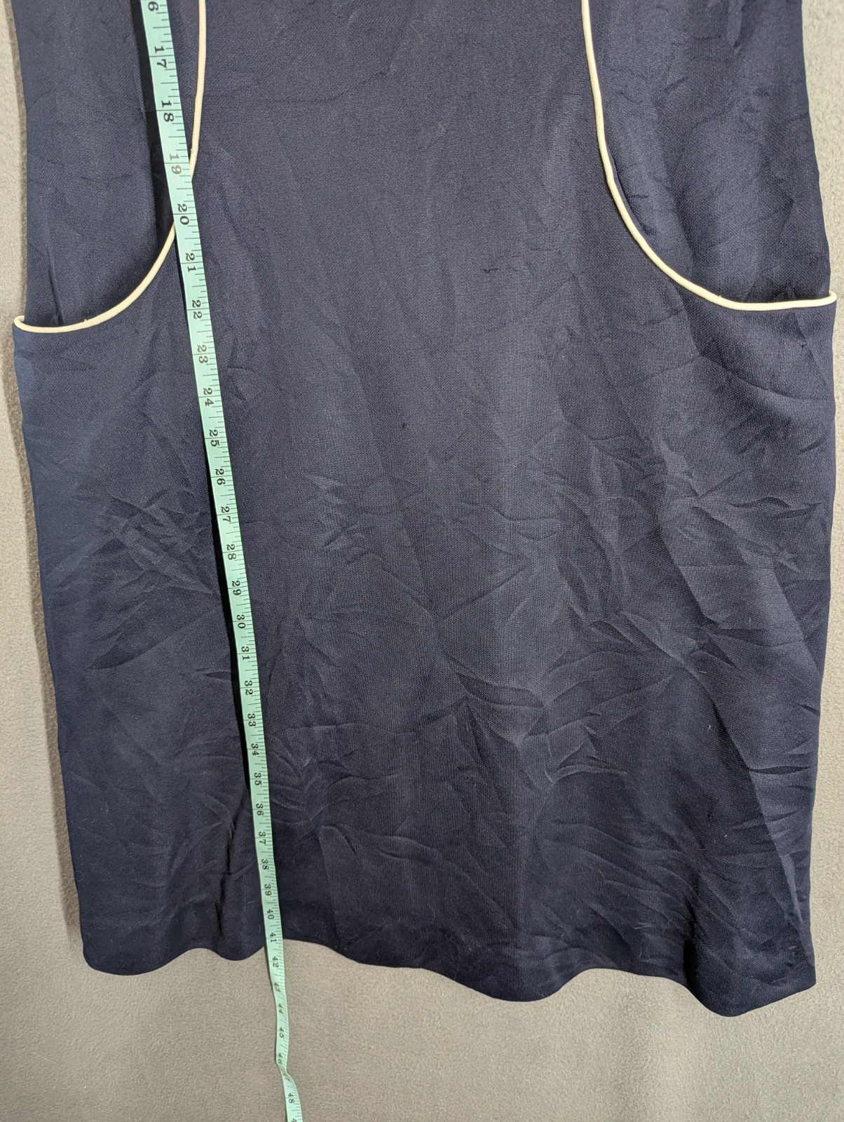 Vintage 60’s MOD Bleeker Street Mid Century Modern Mini Dress Pockets Stewardess