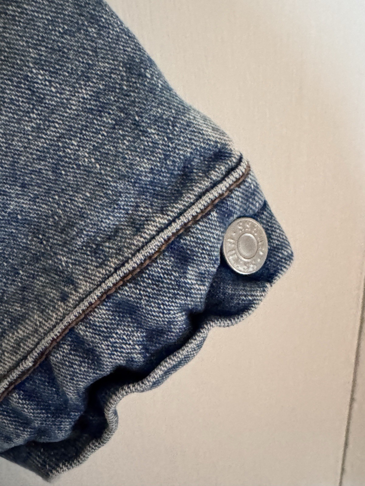 Vintage Guess Jeans Georges Marciano Denim Mini Dress Button Front USA M