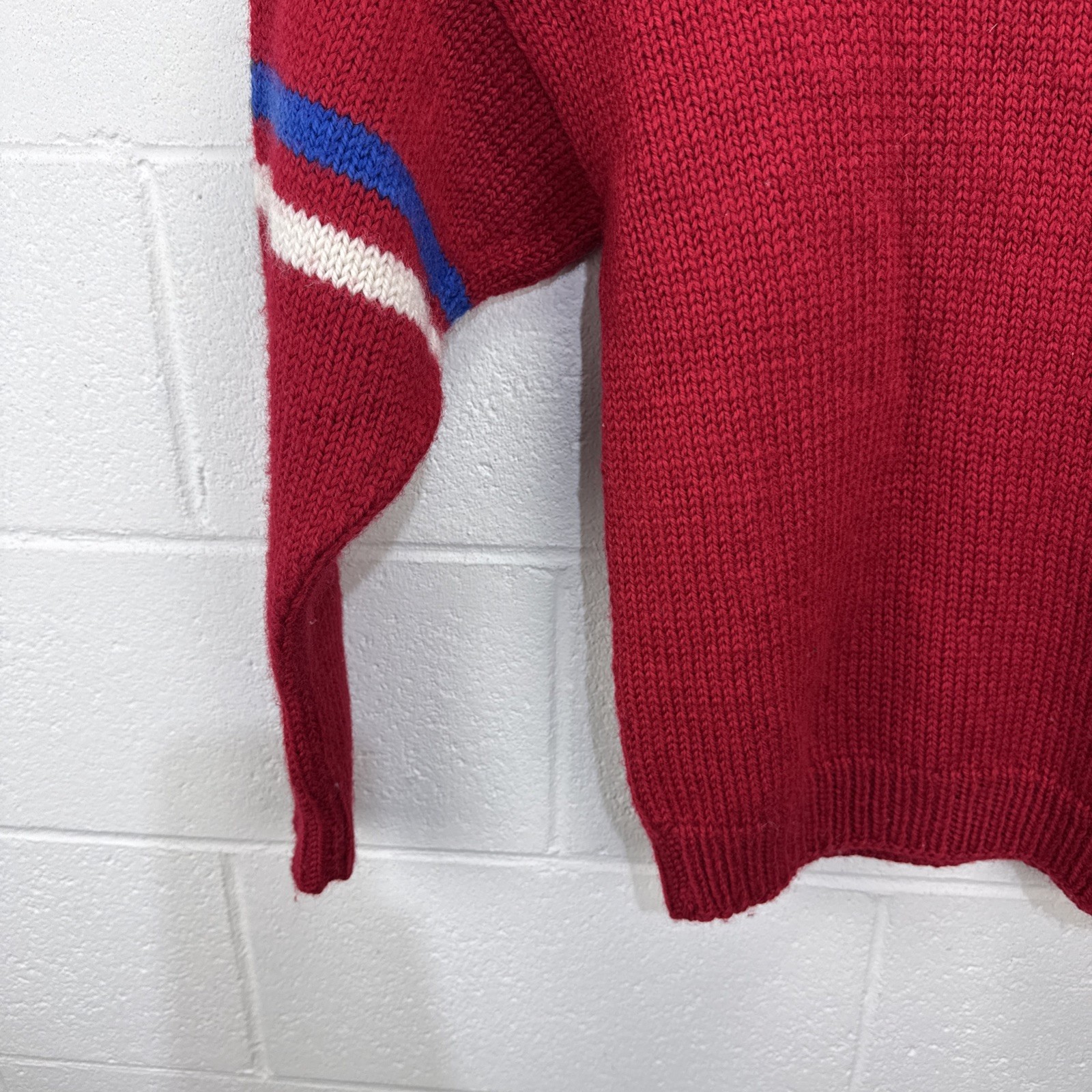 Vintage BABO 100% Wool Sweater Sheep Graphic Hand Crafted New Zealand Sz S
