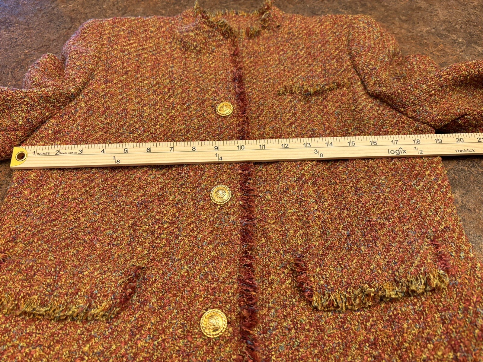 Vintage 60’s Tweed Skirt & Jacket Blouse William Pearson Designer Stunning! Sz 8