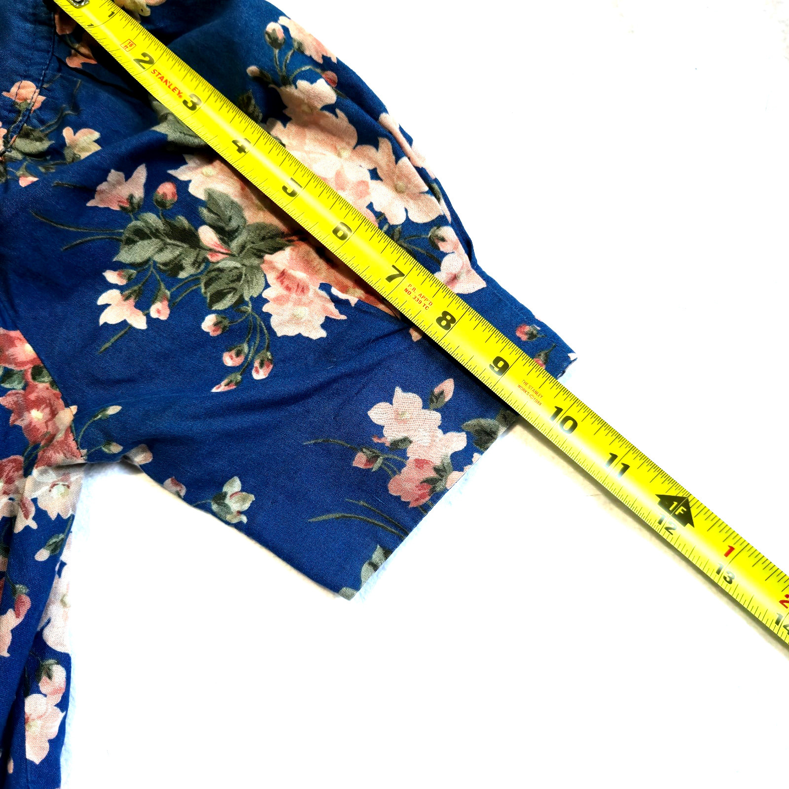 Vtg 90s Carol Anderson Petites Floral Midi Dress Pockets USA Cottagecore 2P