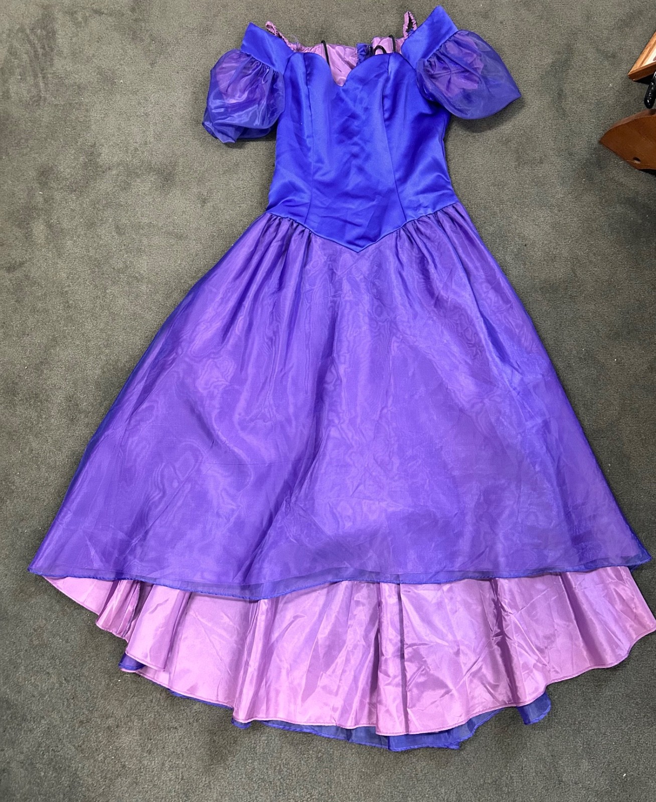Gorgeous vintage purple princess dress gown formal prom special occasion costume