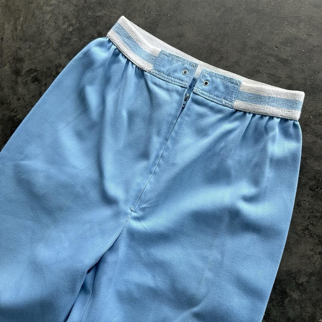 Vintage 70’s Turtle Bax Baby Blue Flare Pants 23”-28”