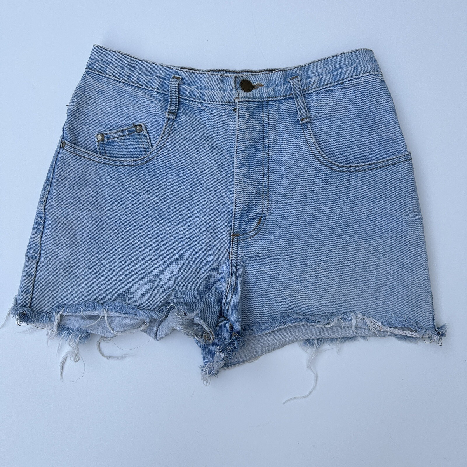 Made in the Shade Womens Blue Denim Cut Off Jean Shorts Size 9 Casual Beach